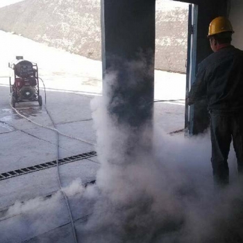 Outdoor use mobile diesel heating, diesel-driven steam pressure cleaner