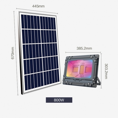 APP control smart solar RGB flood light