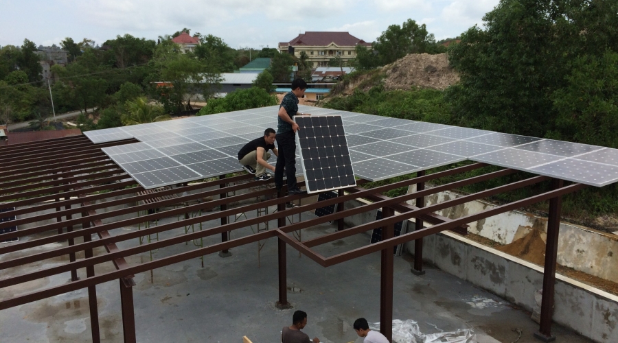 印度尼西亚24KW离网太阳能供电系统
